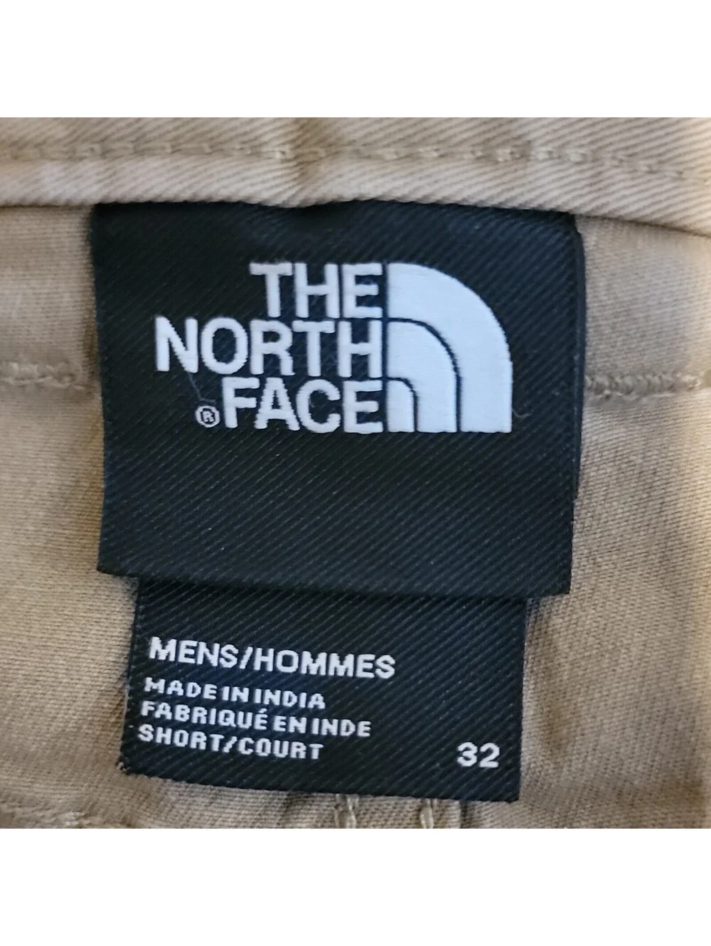 The North Face Men Pants Chino Hiking Climbing Khaki Tan Stretch Size 32x27 284